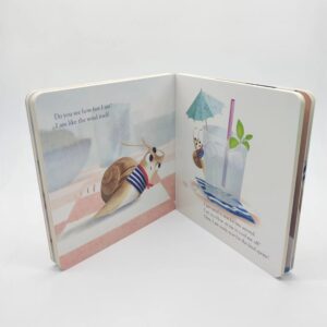 Colorful Custom Board Book for children, perfect for authors, illustrators, and publishers