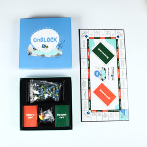 Custom board game with premium design and high-quality manufacturing