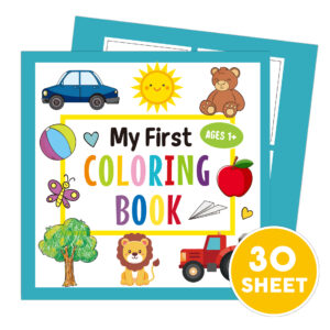 Custom coloring book with personalized designs for kids and adults