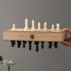 Exquisite Custom Wooden Chess Production for Illustrators and Book Wholesaler Partners Sophisticated custom wooden chess printing by ABPro Print, unveiling carved queens and rooks for enduring intellectual duels
