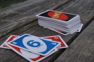Custom card game printing sample showcasing vibrant designs for game developers and wholesalers