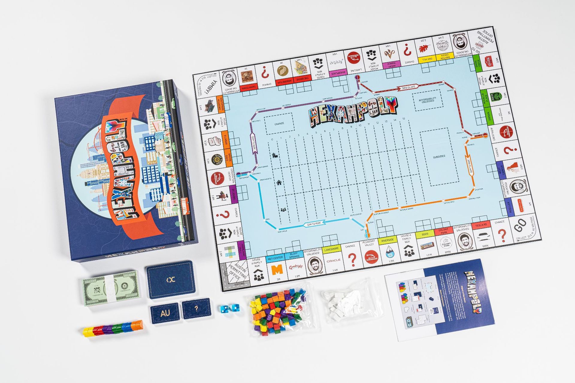 Premium custom board game featuring detailed game pieces and vibrant board design, ideal for tabletop game creators and wholesalers.