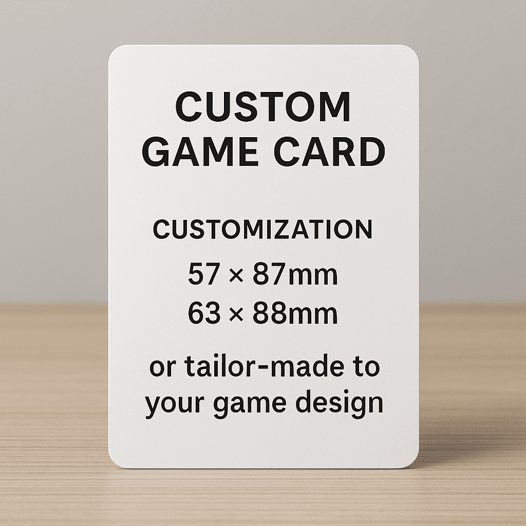 Premium Custom Game Cards for Game Developers Custom game cards printed for board game designers