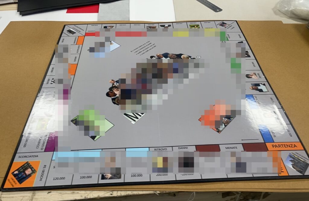 Professional Custom Board Game Printing for Italian Designers Custom board game crafted for Italian game developers by ABP Print