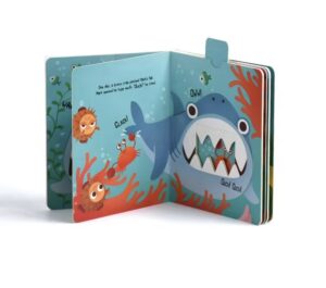 Custom mechanism book printing for children with pull-tab and lift-the-flap design