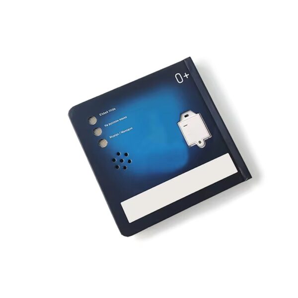 Audio Book Manufacturing Workshop for Custom Printing and Audio Integration Audio book manufacturing workshop showing printing, binding, and audio component assembly for custom audio book production