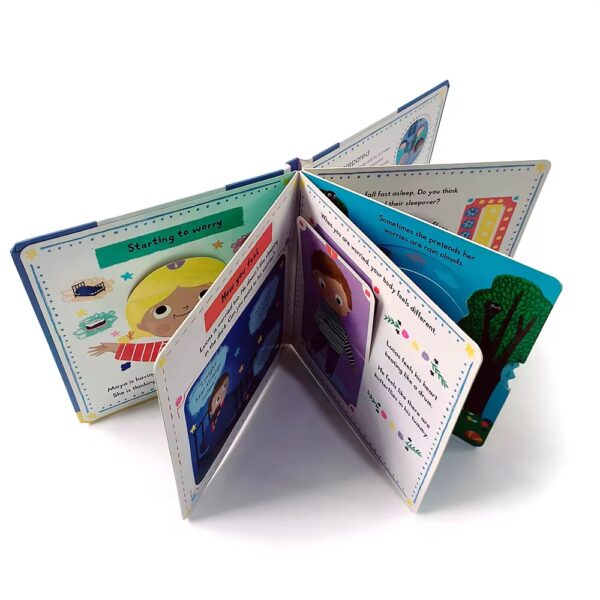 Children’s Flap Book Manufacturing children flap book with durable paper flaps
