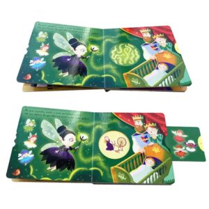 children mechanism book with moving paper structures