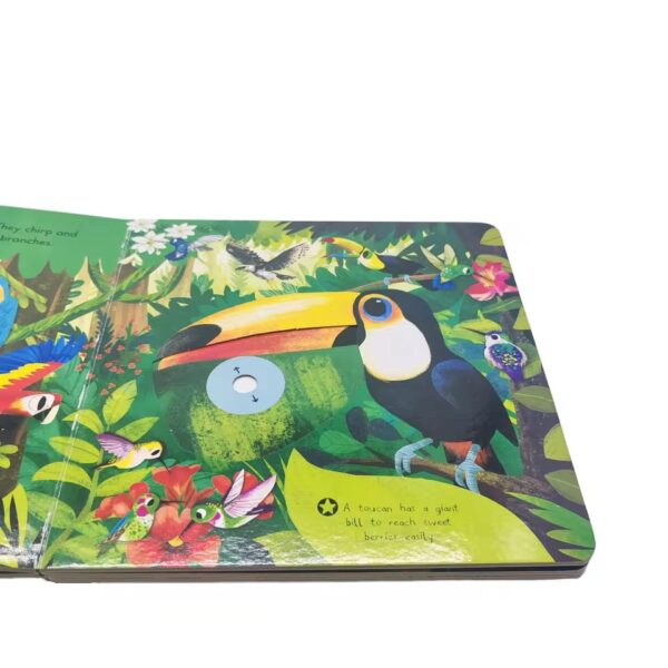 custom mechanism book page structure and assembly