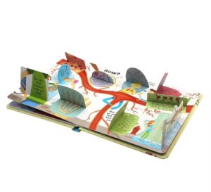 custom flap book cover and finishing options