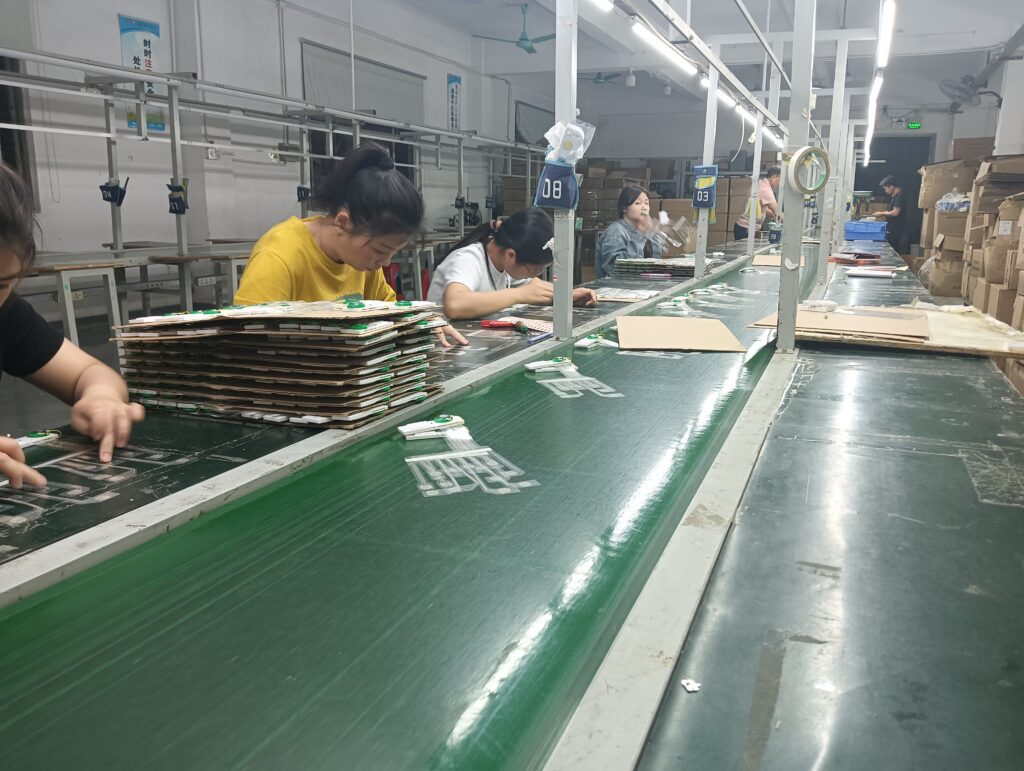 sound module produce assembly line for mass production