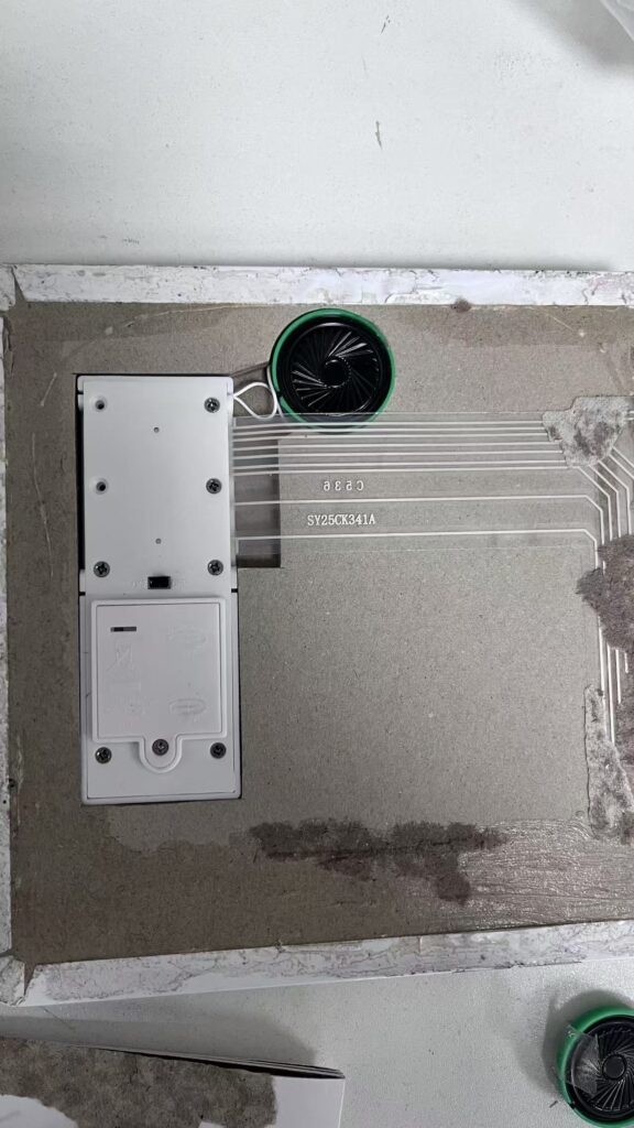 quality testing in sound module produce for interactive printing