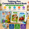 Language learning sound book loaded with educational touch zones