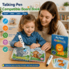 Fun hiding sound book with responsive flat touch buttons
