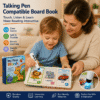 Advanced custom sound board book with smooth touch panels for kids